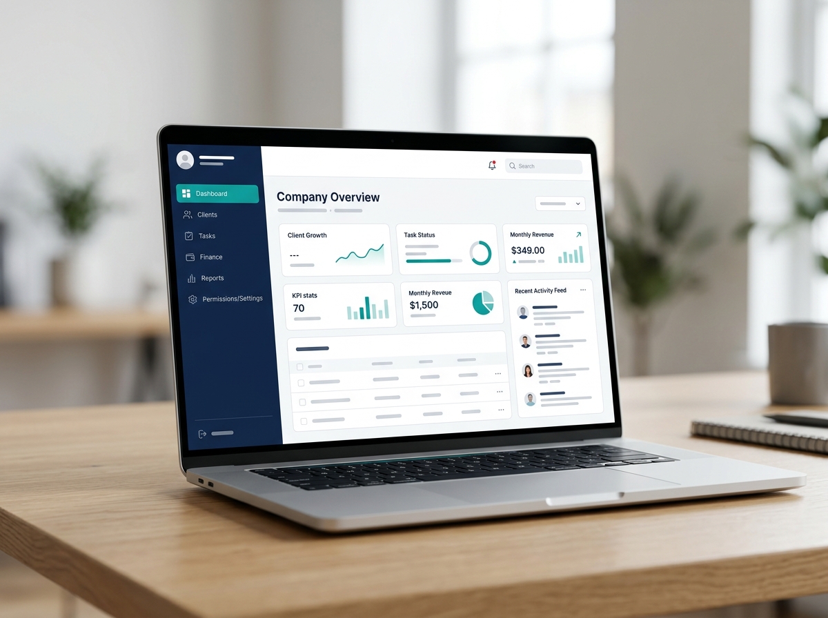 Interface de sistema personalizado desenvolvido sob medida